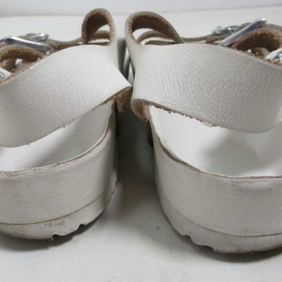 Birkenstock Milano Buckle Leather Sandals White 9 US M / 11 US L / 8 UK / 42 EU main image 10